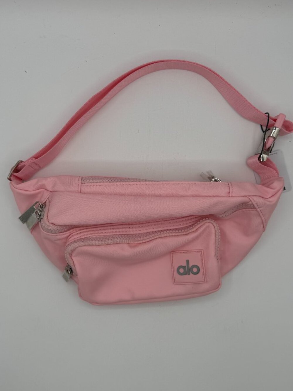 Alo Yoga Pink Belt Bag Crossbody Fanny Pack Adjustable Strap NWT